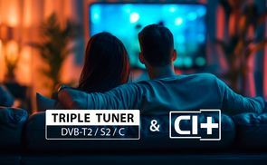 Empfang leicht gemacht mit Triple Tuner & CI+
