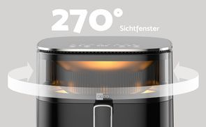 270° Sichtfenster und integrierte Beleuchtung