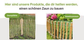 Alles für den Gartenzaun