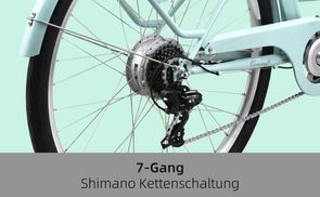 7-Gang Shimano Kettenschaltung