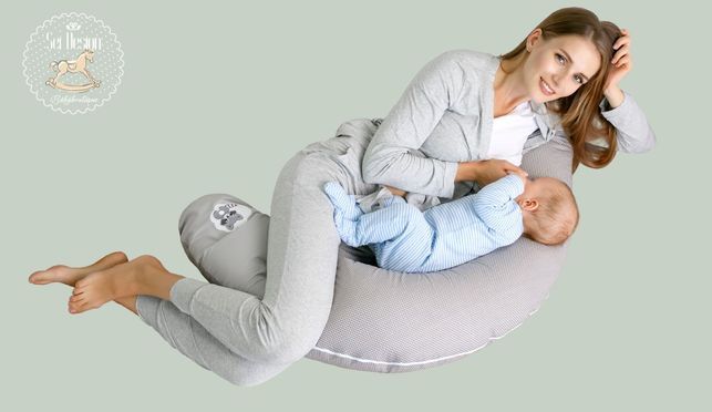 Stillen mit Liebe, Komfort und Still - Stillkissen und Seitenschläferkissen von Sei Design !