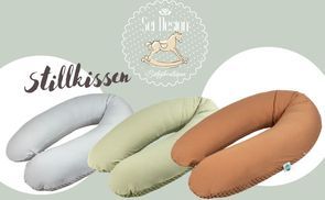 Stillkissen XXL 190x30 cm groß als Nestchen verwendbar