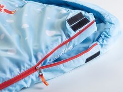 Gut isolierter Reißverschluss