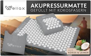 Akupressurmatte mit Kokosfasern