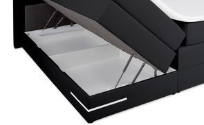 wonello Boxspringbett Arizona, mit LED Beleuchtung und Topper ...