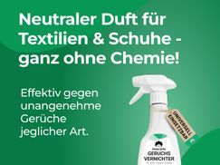 Geruchsentferner für Schuhe, Kleidung & Textilien