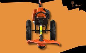 Mehr Power mit 62 cm³ Hubraum