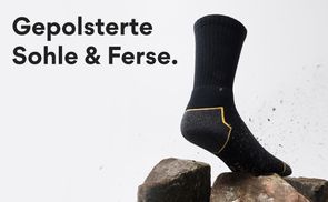 Frotteesohle für mehr Schutz