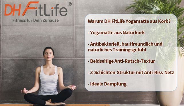 Warum DH FitLife Yogamatte aus Kork?