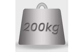 Hochwertiges Material und 200 KG max. Belastung