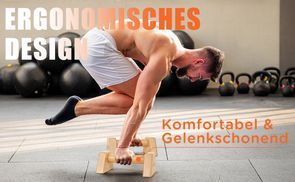 Ergonomisches Design für Komfort und Gelenkschonung
