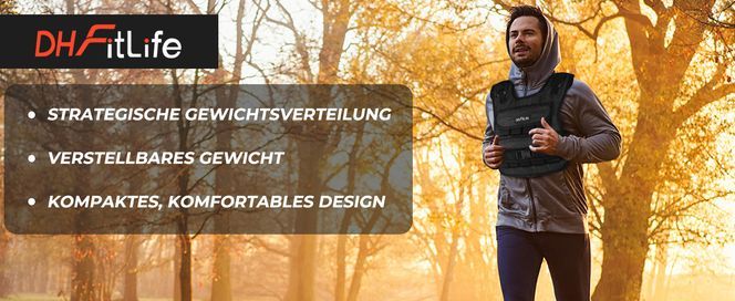 Warum DH FitLife Gewichtsweste wählen?