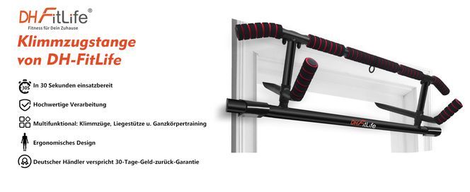 Warum DH FitLife Klimmzugstange mit Hammergriffen?