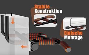 Stabile Konstruktion und einfache Montage für Dein Training