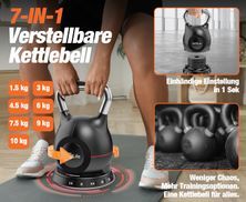 7 in 1 Verstellbare Kettlebell