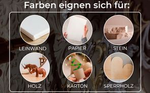 Farben eignen sich für: