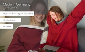 Decke zum Anziehen - Handgefertigt in Deutschland