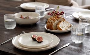 Zoha Geschirr-Set Roma 24 - teiliges Geschirrset in Beige (24-tlg), 6 ...