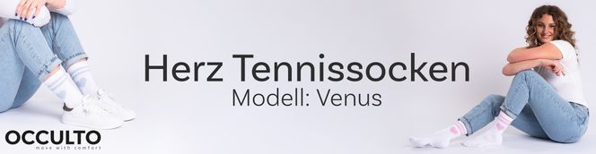 Herz Tennissocken Modell: Venus