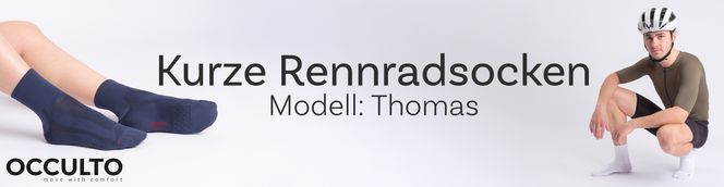 Kurze Rennradsocken Modell: Thomas