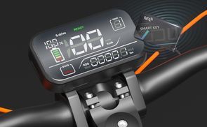 Großes Display und praktische NFC Schlüsselkarte