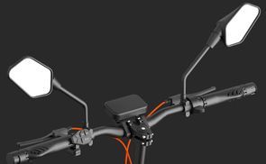 Integrierte Rückspiegel für erhöhte Sicht und Sicherheit