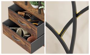 Praktischer Stauraum: 2 Schubladen aus Vliesstoff