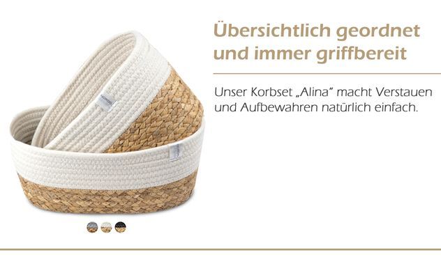 Willkommen in der Welt unserer Alina Körbe