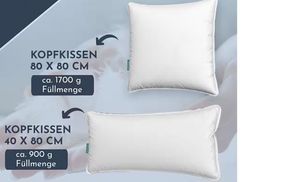 Hochwertige Federfüllung für optimalen Komfort