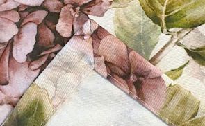 Tischwäsche mit Briefecke