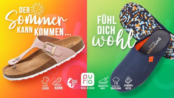 Wir machen Hausschuhe & Sandalen... aber wir machen Sie anders !