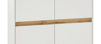 Produktbild von VS Aktenschrank Zweiteilig – 6 Ordnerhöhen, Weiß Mit Eiche-Dekor, 100 Cm Breit, Abschließbar
