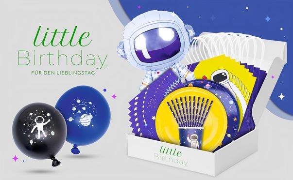 Die little Birthday Astronauten Mottobox