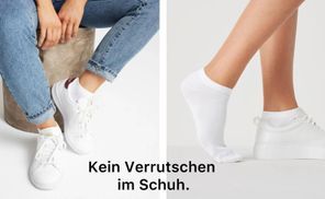 Kein Verrutschen im Schuh