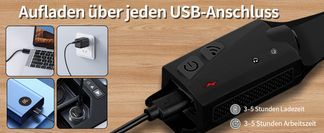 USB C laden und schnell wieder einsatzbereit