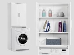 Waschmaschine trifft Stauraum