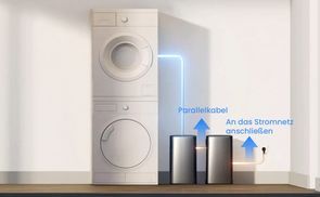 Parallelbetrieb: Bis zu 2,300W Solarleistung