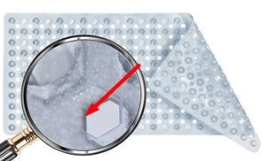 Schneller Wasserabfluss durch viele, große Abflusslöcher: