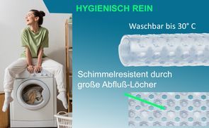 Einfache Reinigung in der Waschmaschine