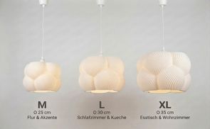 3 Größen — vom Akzentlicht bis zum Esstisch Blickfang