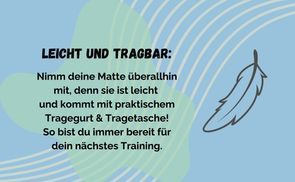 Groß in Komfort, leicht im Tragen