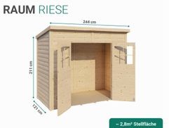 Woodtex Lenn 2 – Stauraum für den Garten