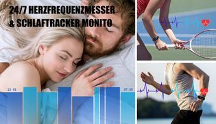 24/7 Herzfrequenzmesser & Schlaftracker monitor