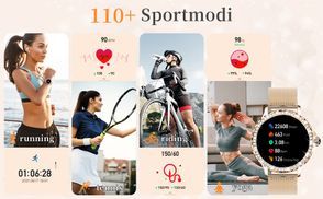 110+ Sportmodi Fitnessuhr