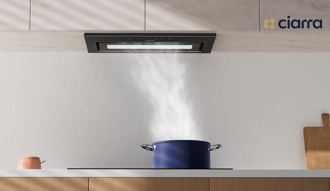 CIARRA Einbau Dunstabzugshaube 52 cm 460m³/h Einbauhaube 3 Leistungsstufen