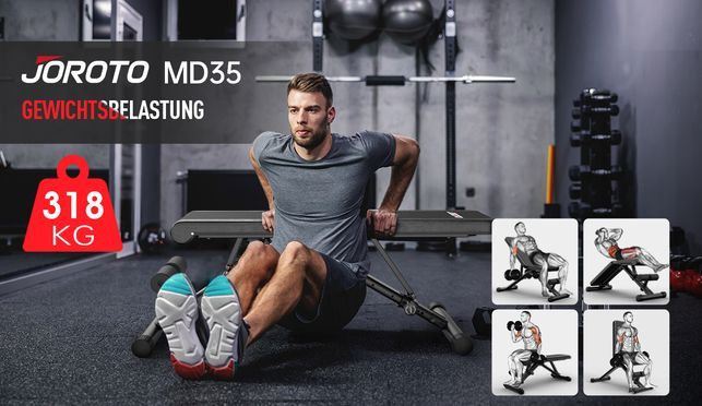 Multifunctionele halterbank – Gorilla Sports