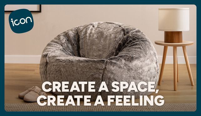 Luxuriöser Sitzsack aus Kunstfell