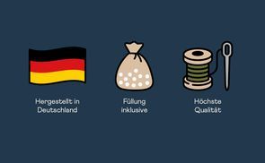 Hochwertiger Sitzsack mit Füllung