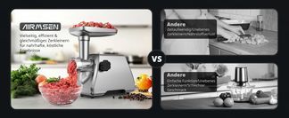 Vielseitiges, gleichmäßiges Zerkleinern für nahrhafte Ergebn