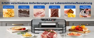 Vielseitige Funktionen für optimale Lebensmittelkonservierun